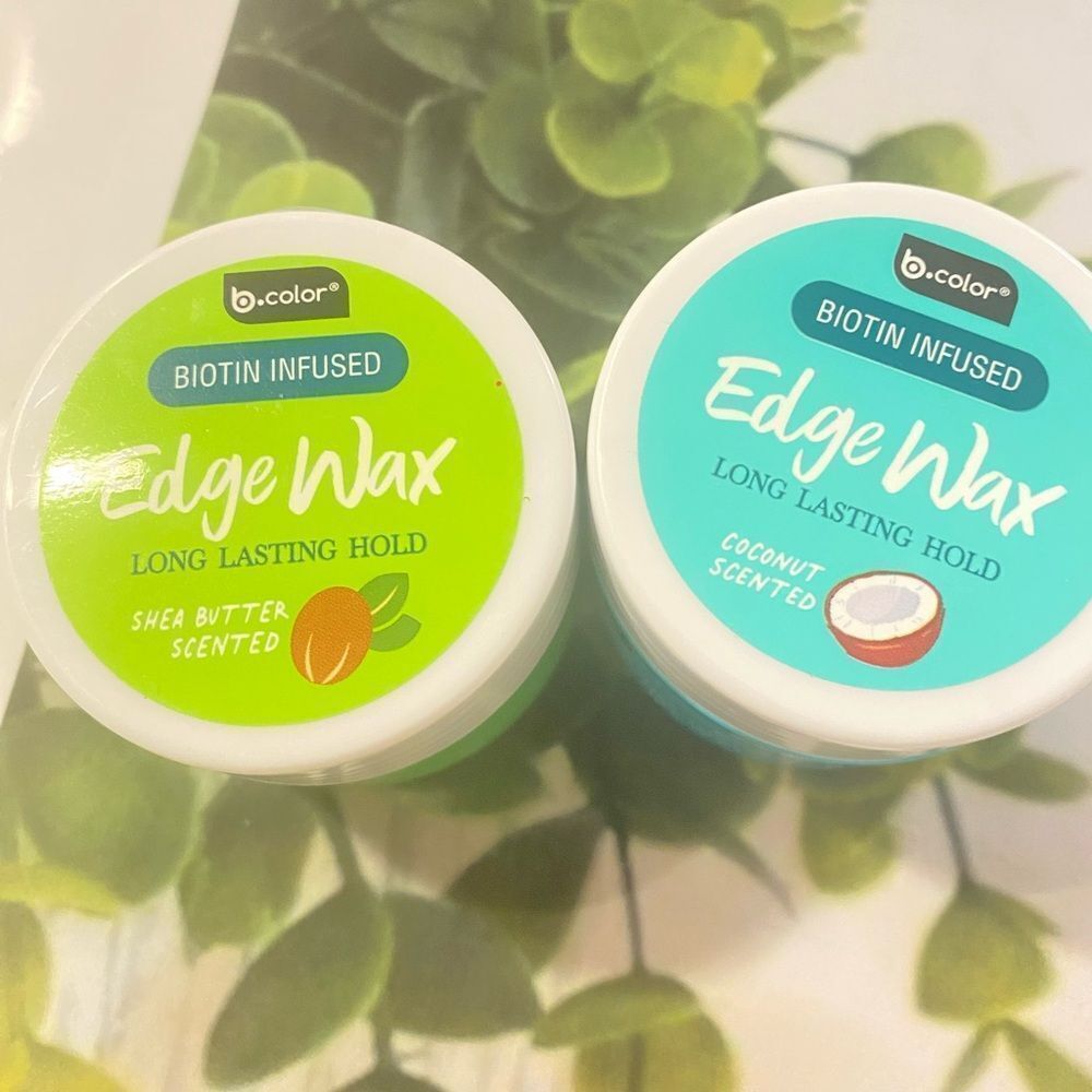 🎁Edge Wax Biotin Infused coconut 🥥 & Shea Butter Scented long lasting (Set Of 2)